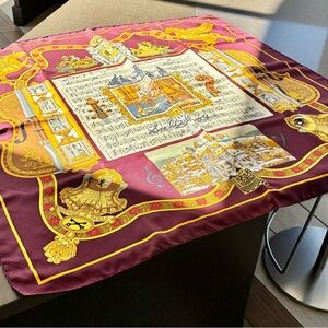 HERMES SILK SCARF “SLAZBURG” by Loic Dubigeon